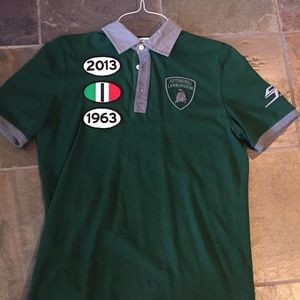 Authentic Lamborghini polo shirt Large size